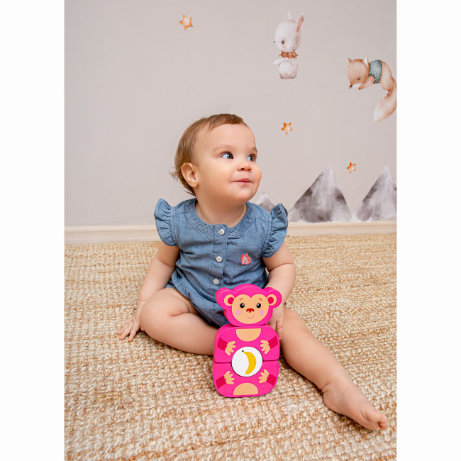 Развивающие игрушки - Деревянная игрушка Kids Hits Забавная обезьянка (KH20/002)#3