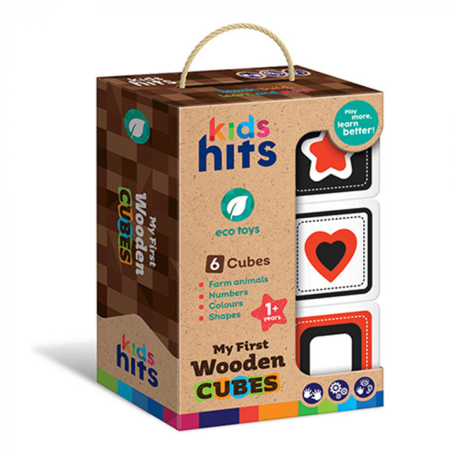 Развивающие игрушки - Игровой набор Kids Hits Деревянные кубики (KH20/007)#2