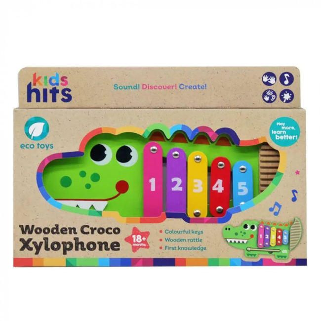 Развивающие игрушки - Деревянная игрушка Kids Hits Крокодил (KH20/018)#2