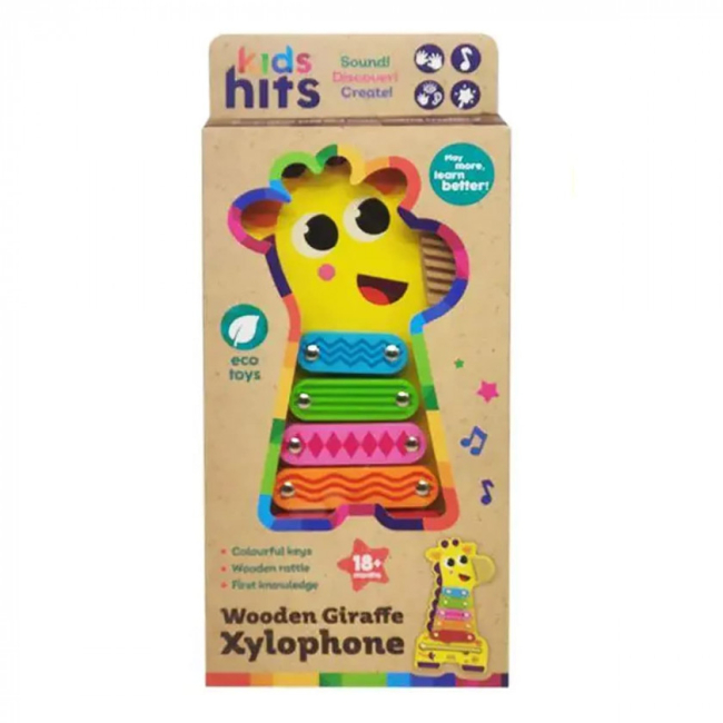 Развивающие игрушки - Деревянная игрушка Kids Hits Жираф 35 см (KH20/020)#2