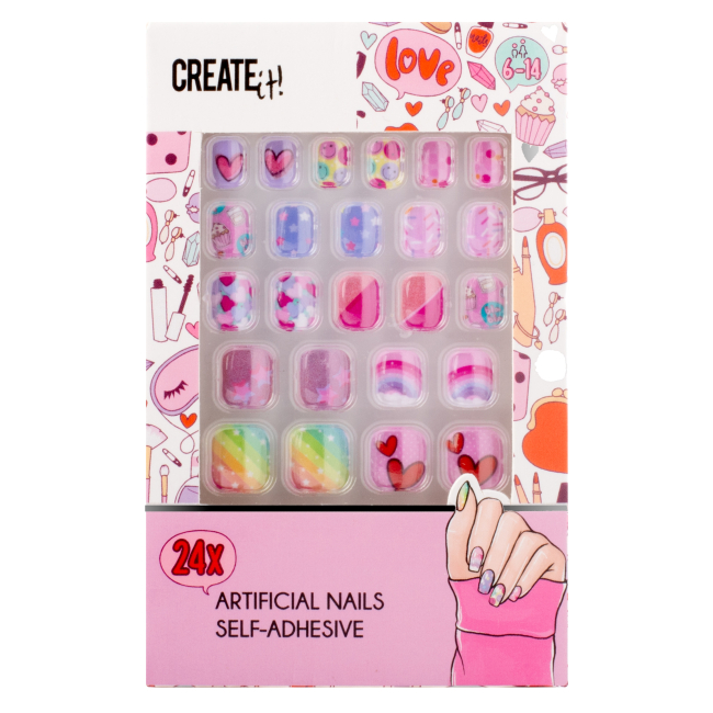 Косметика - Набор накладных ногтей Create It! в ассортименте (84534)#2