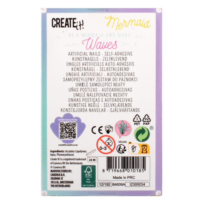 Косметика - Набор накладных ногтей Create It! в ассортименте (84609)#6