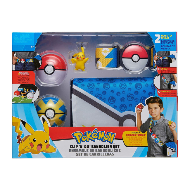 Фигурки персонажей - Игровой набор Pokemon W4 Снаряжение тренера Пикачу (PKW3156)#3