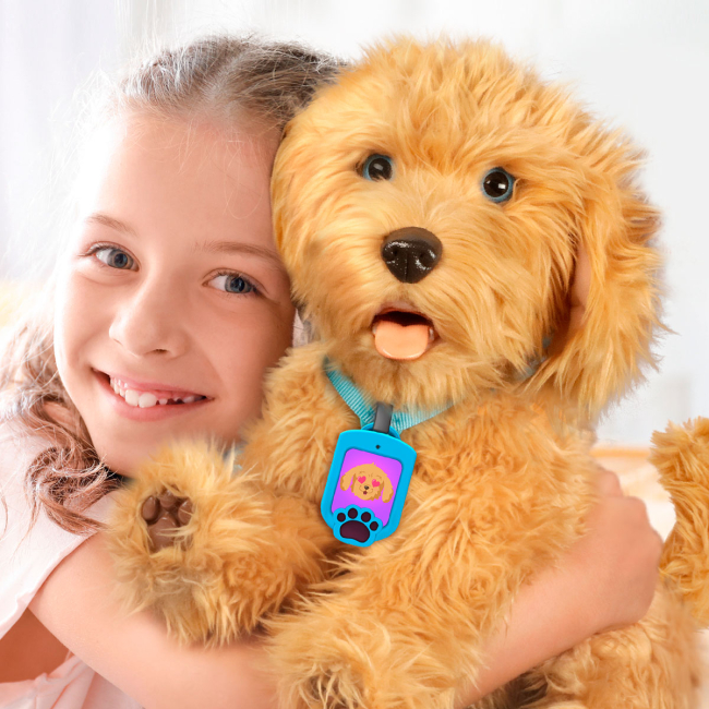 Мягкие животные - Интерактивная игрушка My Fuzzy Friends Лабрадудель Моджи (18207-UKR-ENG)#6