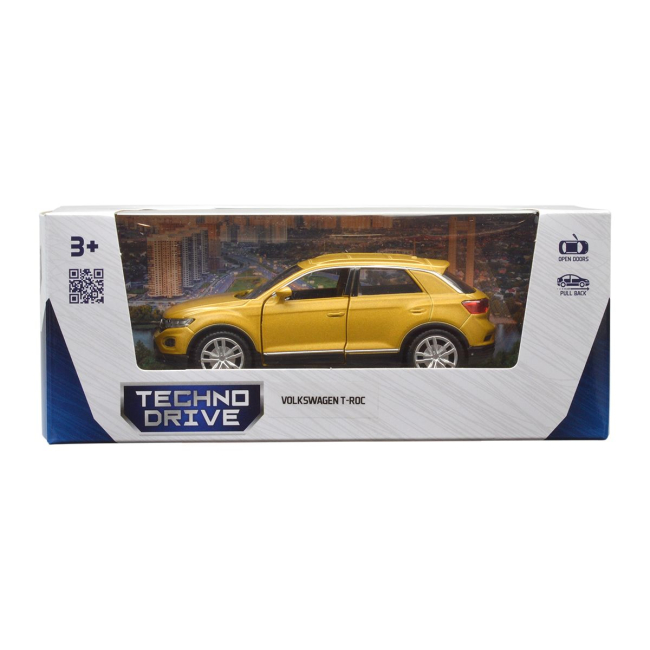 Автомоделі - Автомодель TechnoDrive Volkswagen T-Roc 2018 золотий (250345U)#5