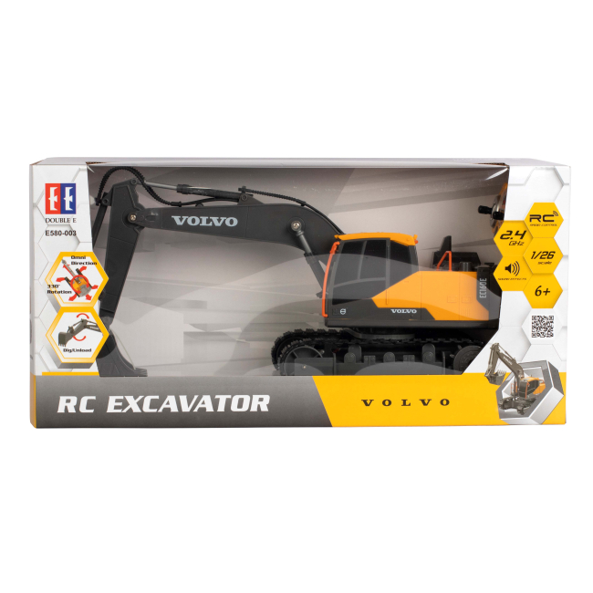 Радиоуправляемые модели - Автомодель Double E Экскаватор Volvo (E580-003)#4