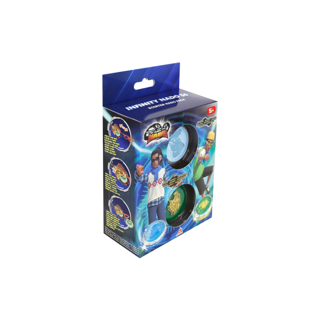 Волчки и боевые арены - Игровой набор Infinity Nado VI Starter nado pack Gold warrior phoenix vs Lighting leopard (EU654197)#2