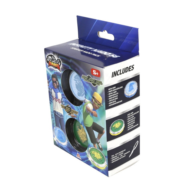 Волчки и боевые арены - Игровой набор Infinity Nado VI Starter nado pack Gold warrior phoenix vs Lighting leopard (EU654197)#3