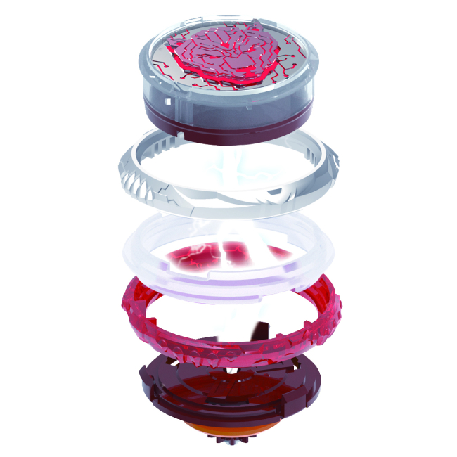 Дзиги та бойові арени - Дзиґа Infinity Nado VI Advanced pack Blazing war bear (EU654132)#6