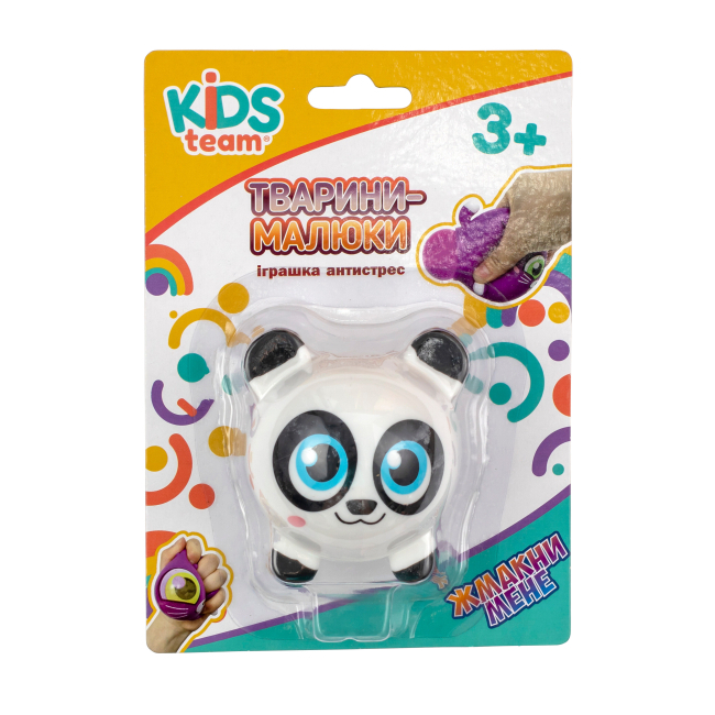 Антистрес іграшки - Іграшка антистрес Kids Team Малюк панда біло-чорна (CKS-10500/6)#2