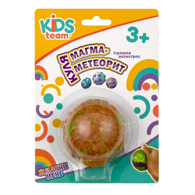 Антистрес іграшки - Магма-метеорит Kids Team Коричньово-зелена (CKS-10693/2)#2