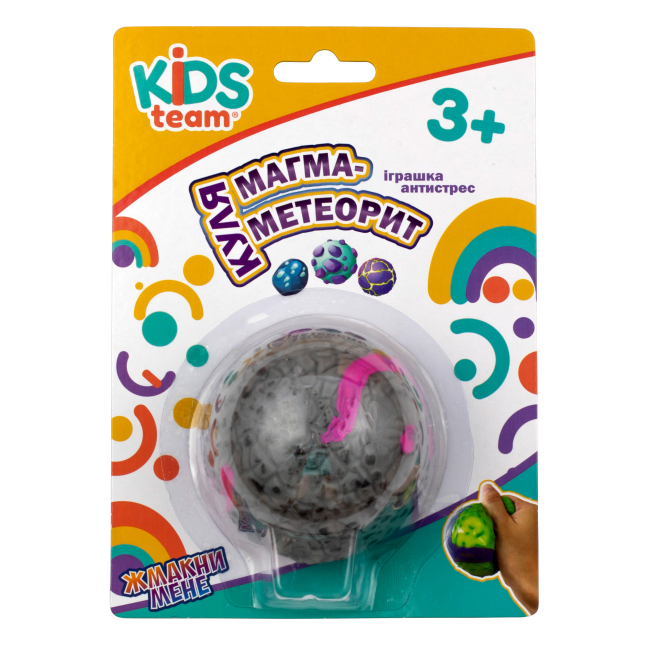 Антистрес іграшки - Магма-метеорит Kids Team Сіро-рожева (CKS-10693/3)#2