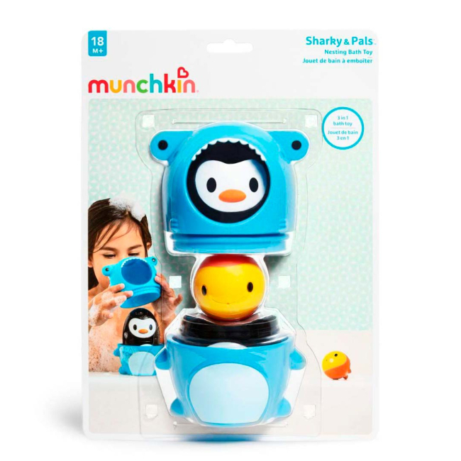 Игрушки для ванны - Набор для ванны Munchkin Акула и друзья (51847)#3