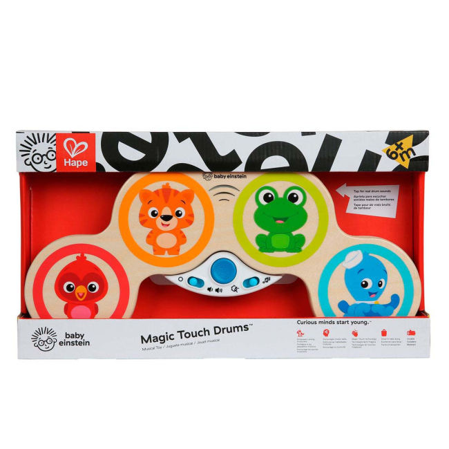 Розвивальні іграшки - ​Іграшка музична Baby Einstei Барабани Magic touch (11650)#2