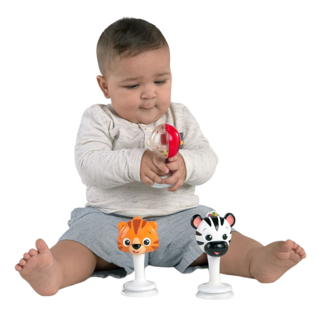Розвивальні іграшки - Іграшка на присосці Baby Einstein Rattle and jingle trio (12359)#5