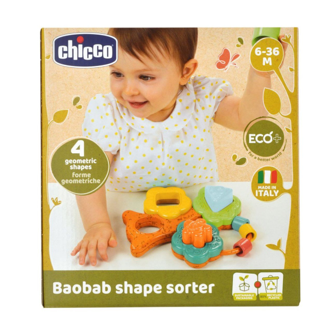 Развивающие игрушки - Игрушка Chicco Eco plus Баобаб первый сортер (10493.00)#2