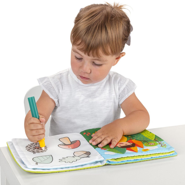 Развивающие игрушки - Мягкая книга Chicco Времена года (10631.00)#7