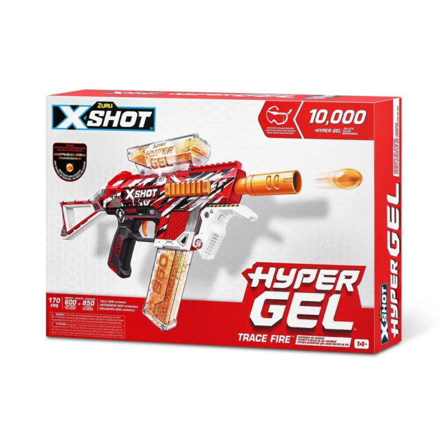 Стрілецька зброя - Швидкострільний бластер X-Shot Hyper Gel medium (36621R)#4