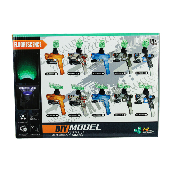 Стрелковое оружие - Игрушечный пистолет Shantou Jinxing Fluorescence камуфляж (RS00-14)#6