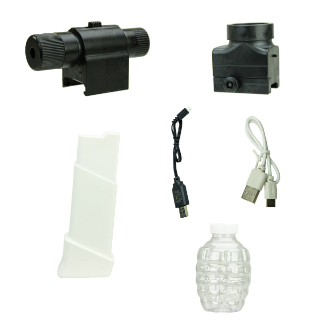 Стрелковое оружие - Игрушечный пистолет Shantou Jinxing Fluorescence бело-синий (RS00-5)#4