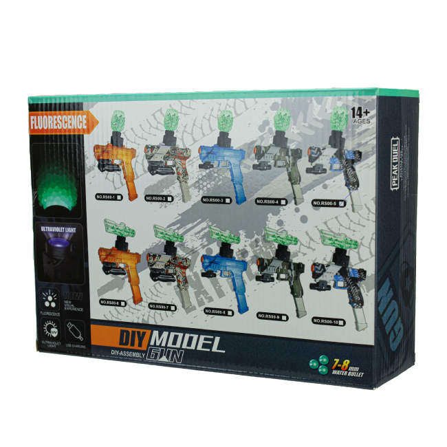 Стрелковое оружие - Игрушечный пистолет Shantou Jinxing Fluorescence бело-синий (RS00-5)#6