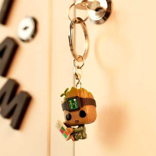 Брелоки - ​Брелок Funko Guardians of The Galaxy Pор Грут с книгой (70647)#3