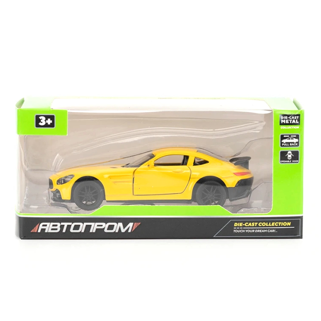 Автомоделі - Автомодель Автопром Спорткар жовтий (AP74108/1)#3