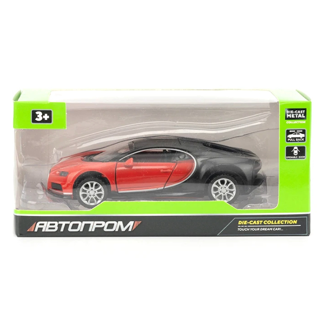 Автомоделі - Автомодель Автопром Bugatti Chiron червоний (AP74127/2)#4