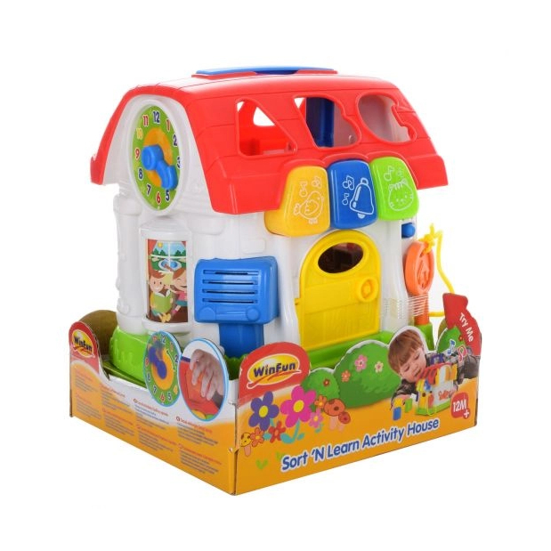 Развивающие игрушки - Музыкальный сортер WinFun Домик (0772-NL)#3