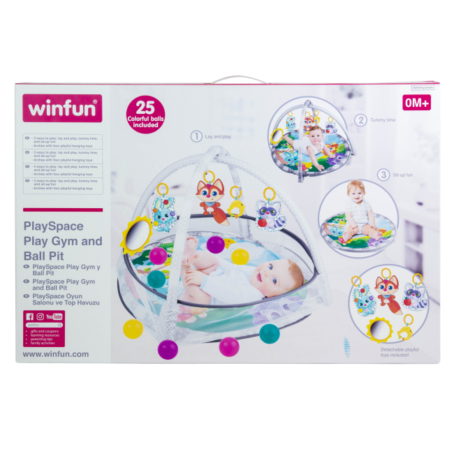 Розвивальні килимки - Килимок WinFun Plat gym and ball pit 2 в 1 (710000-NL)#2