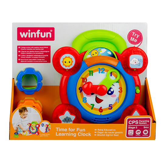 Развивающие игрушки - Сортер WinFun Часы (0675-NL)#2