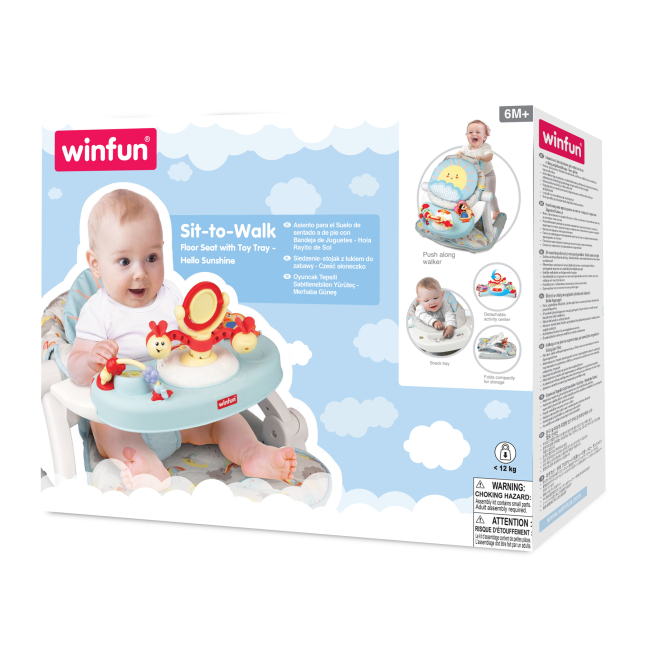 Ходунки - Стільчик-ходунки WinFun Sit to walk Hallo sunshine (805201-NL)#2