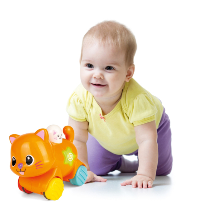 Развивающие игрушки - Музыкальная игрушка WinFun Press and go pet Котик (0734-NL)#3