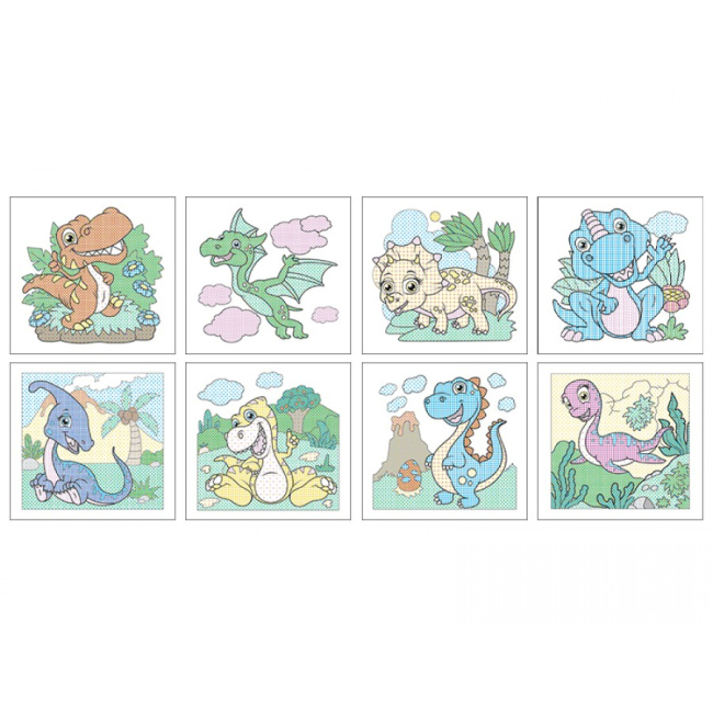 Товари для малювання - Водяні розмальовки Ranok Динозаври (4004-45У)#2