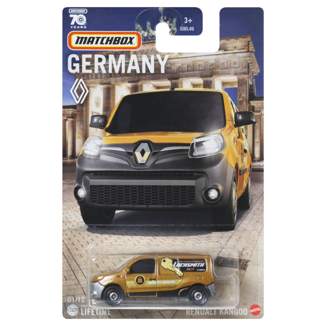 Автомодели - Автомодель Matchbox Шедевры автопрома Германии Renault Kangoo (GWL49/HPC56)#3
