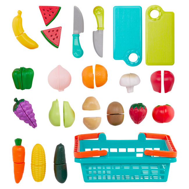 Наборы профессий - Игровой набор Battat Lite Овощи и фрукты на липучках (BT4743Z)#3