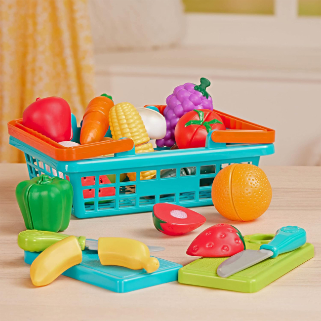 Наборы профессий - Игровой набор Battat Lite Овощи и фрукты на липучках (BT4743Z)#5