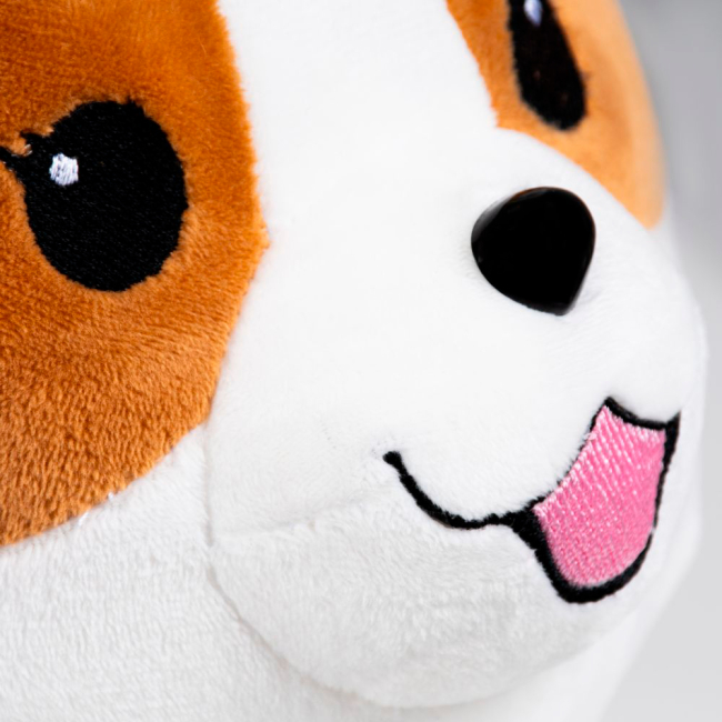 Мягкие животные - Мягкая игрушка Inkatoys Корги-лежебока 21 см (PUFS1)#6