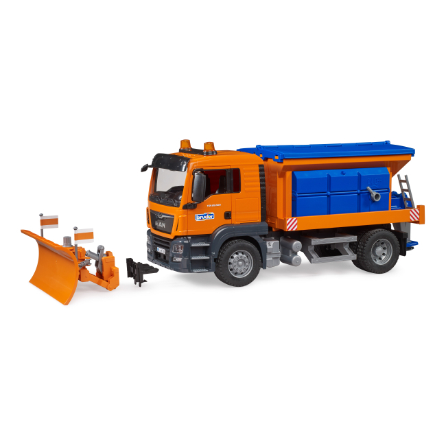 Транспорт і спецтехніка - Снігоприбиральне авто Bruder MAN TGS (03785)#2