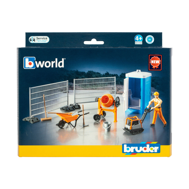 Фигурки человечков - Игровой набор Bruder Строительные аксессуары (62008)#4