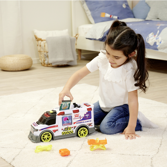 Транспорт и спецтехника - Скорая помощь Dickie Toys (3307003)#6