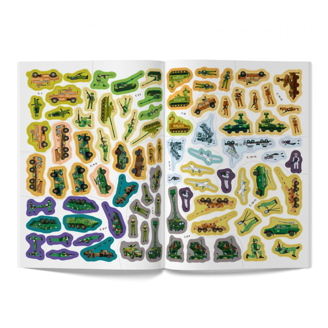Розмальовки та актівітібуки (2-6 років) - Книжка «Патріотичні наліпки Зброя перемоги» (9786175474563)#5