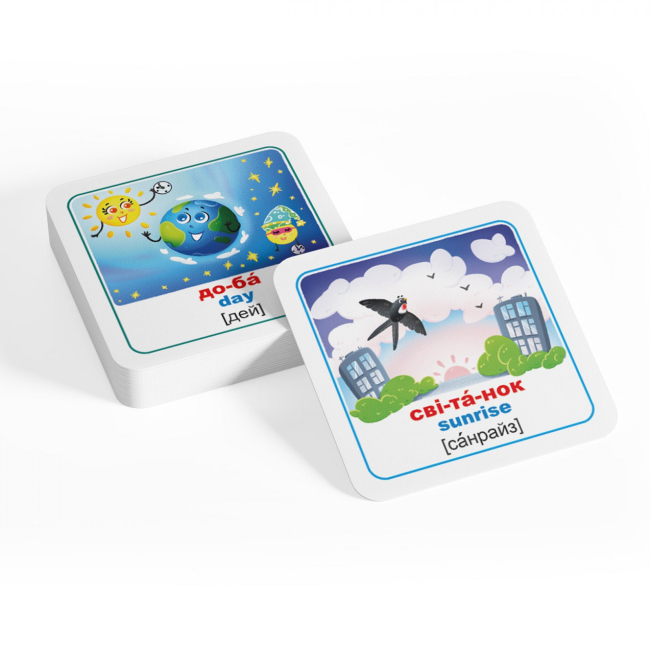 Обучающие игрушки - Умные карты Crystal Book Времена года, дни недели, время суток (9786175474297)#2