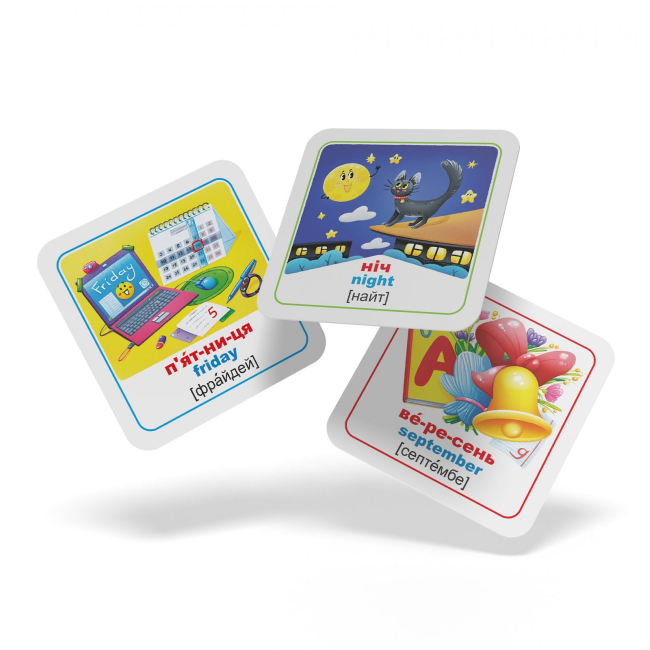 Обучающие игрушки - Умные карты Crystal Book Времена года, дни недели, время суток (9786175474297)#3