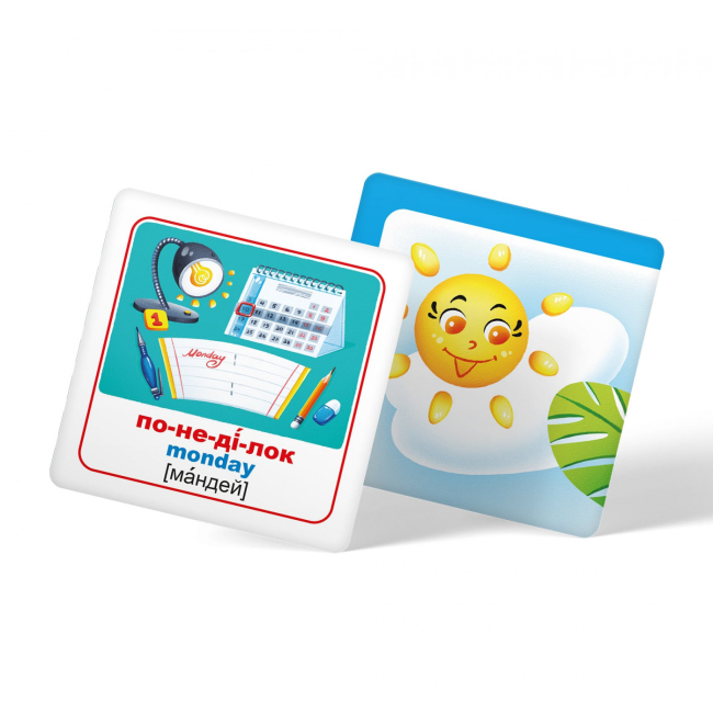 Обучающие игрушки - Умные карты Crystal Book Времена года, дни недели, время суток (9786175474297)#5