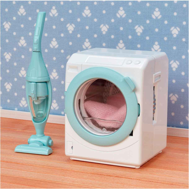 Аксессуары для фигурок - Игровой набор Sylvanian Families Стиральная машина и пылесос (5445)#4
