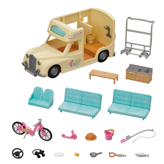 Аксесуари для фігурок - Ігровий набір Sylvanian Families Авторкемпер (5454)#2