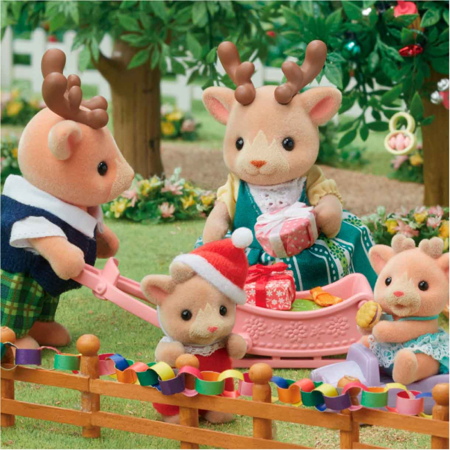Фігурки тварин - Ігровий набір Sylvanian Families Сім'я північних оленів (5692)#3