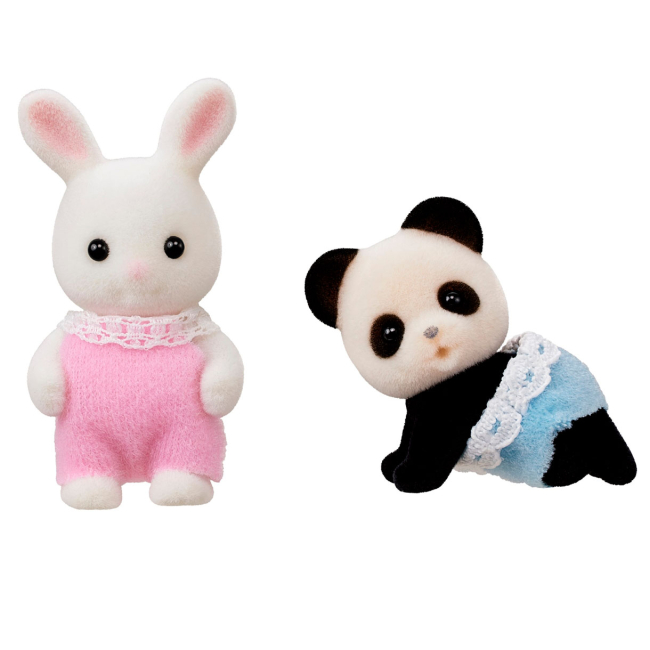 Фигурки животных - Игровой набор Sylvanian Families Детская игровая комната с пандой и кроликом (5709)#2