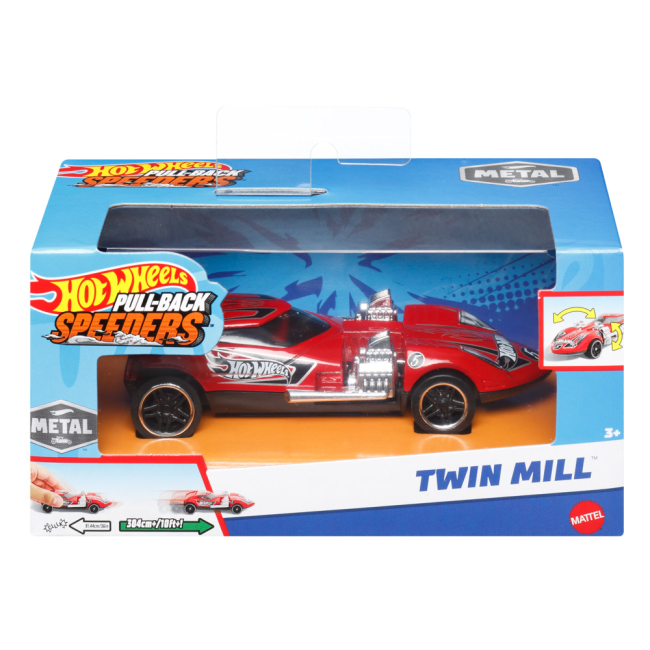 Автомоделі - Автомодель Hot Wheels Pull-back speeders Twin Mill (HPR70/2)#3